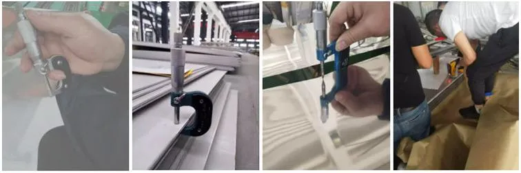 لوح فولاذ مقاوم للصدأ AISI ASTM 2b/Ba/No. 4hl/8K/No.1 201 304 304L 316 316L 309S 310S للمظهر الجمالي 2