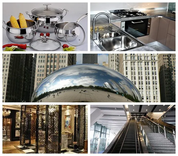 الفولاذ المقاوم للصدأ المدلفن على البارد / المدلفن على الساخن 0.1 مم - 4 مم AISI SUS 201 304 316L 310S 409L 420 904 2b/Ba/8K 1