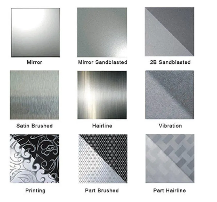 لوح فولاذ مقاوم للصدأ مقاس 18 قياس، تقنية مدلفنة على البارد، سطح BA، سطح 2B 1