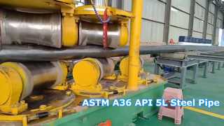 الأنابيب الملحومة من الصلب الكربوني ASTM A36 API 5L الأنابيب الفولاذية ذات القطر الكبير لمشاريع النفط والغاز