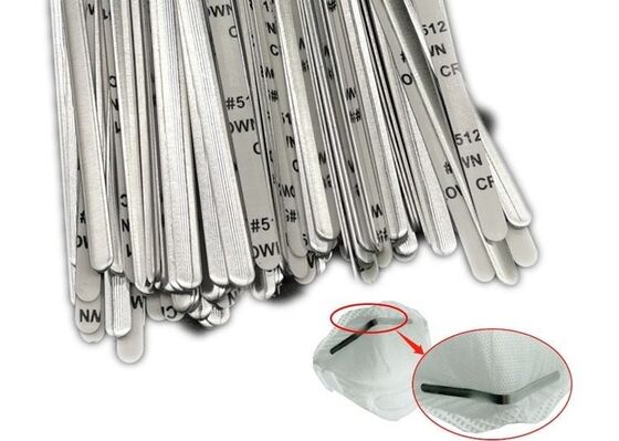 الألومنيوم قناع الأنف قطاع جسر سلك لقناع الوجه Shied 5mm ثابت