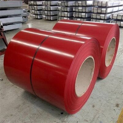 GI Gl PPGL Prepainted Ral Color Galvalume Steel Coils 1250mm 1500mm صفائح التسقيف المعدنية